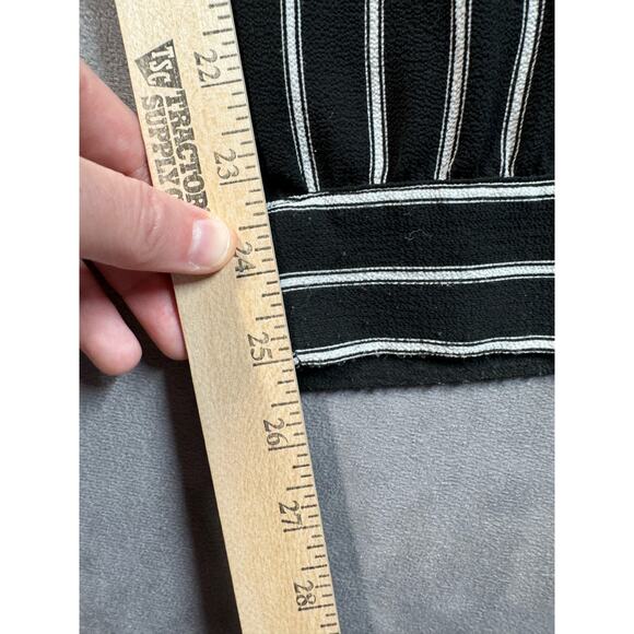 IC Connie K Striped Lantern Pants Women’s Size M Pull On Lagenlook Made in USA - Picture 7 of 11